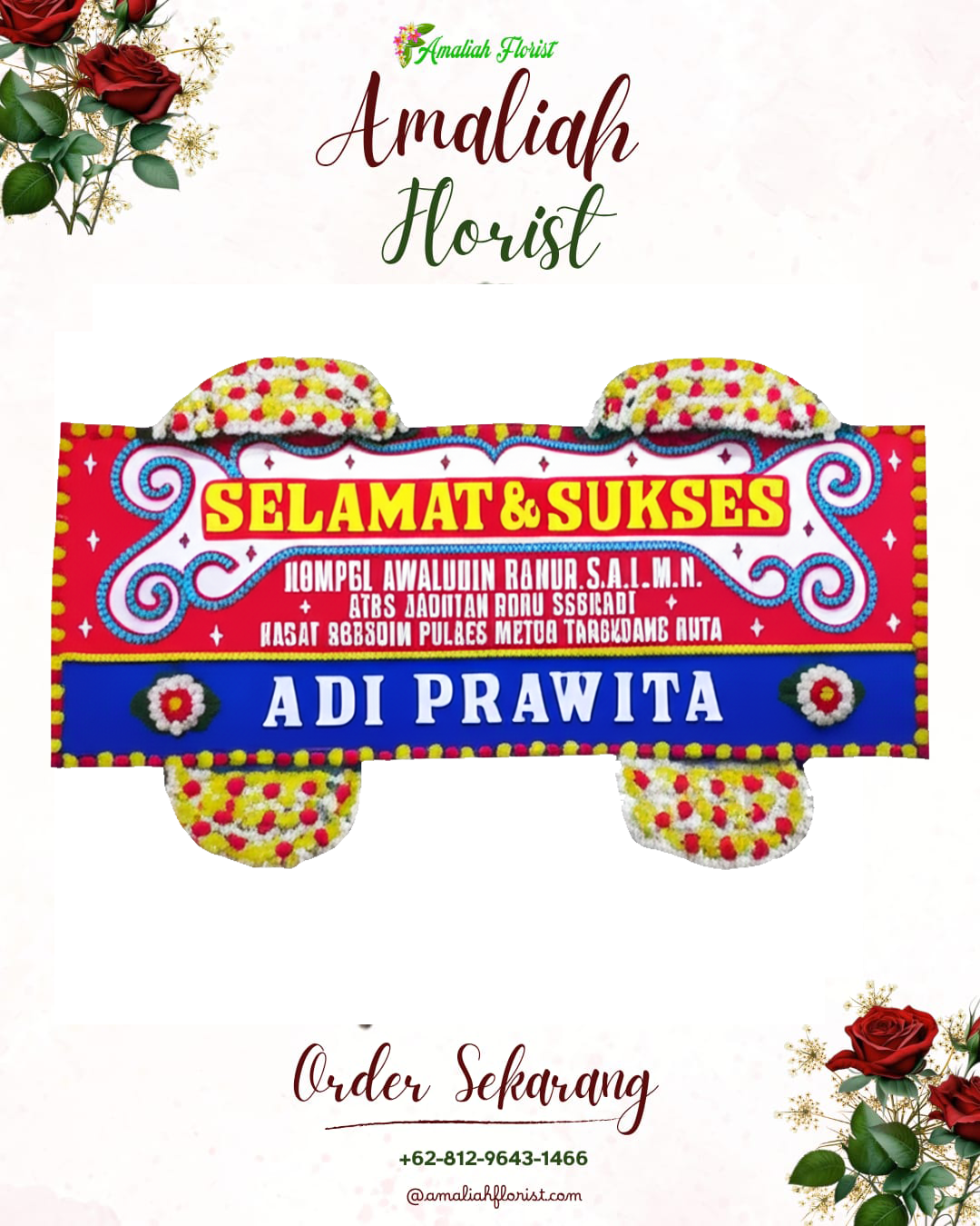 Papan Bunga Ucapan Selamat Bontang Barat